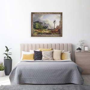 Tablou inramat - Philip James Loutherbourg - Curcubeul, 60 x 80 cm - Img 3