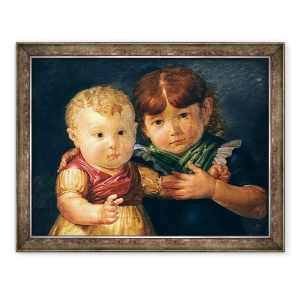 Tablou inramat - Philipp Otto Runge - Copiii artistului, Maria Dorothea si Otto Sigismund Runge, 60 x 80 cm