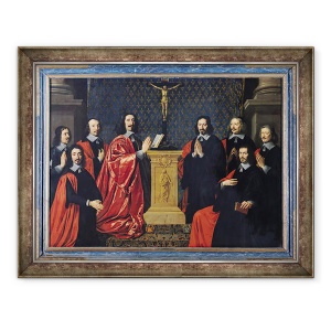 Tablou inramat - Philippe de Champaigne - Prevot des Marchands si echevinele orasului Paris, 60 x 80 cm