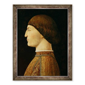 Tablou inramat - Piero della Francesca - Sigismondo Malatesta, 70 x 90 cm