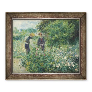 Tablou inramat - Pierre Auguste Renoir - Culegerea Flori, 50 x 60 cm