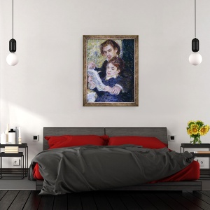 Tablou inramat - Pierre Auguste Renoir - in Studio, Georges Riviere si Marguerite Legrand, 60 x 80 cm - Img 3