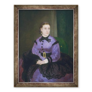 Tablou inramat - Pierre Auguste Renoir - Portret De Mademoiselle Sicot, 70 x 90 cm