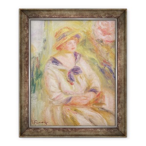 Tablou inramat - Pierre Auguste Renoir - Portret De O Femeie, 70 x 85 cm