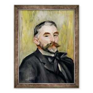 Tablou inramat - Pierre Auguste Renoir - Portretul lui Stephane Mallarme 1842-98 1892, 60 x 80 cm
