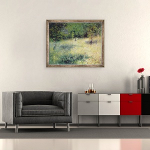 Tablou inramat - Pierre Auguste Renoir - Primavara la Chatou, 50 x 60 cm - Img 2