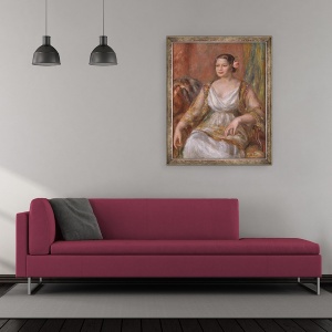 Tablou inramat - Pierre Auguste Renoir - Tilla Durieux, 50 x 60 cm - Img 2