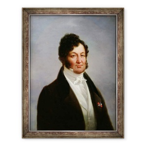 Tablou inramat - Pierre Roch Vigneron - Portretul lui Louis-Philippe 1773-1850 Regele Frantei, 70 x 90 cm