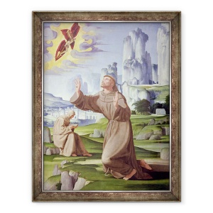 Tablou inramat - Pietro Francione - Sfantul Francisc I, 60 x 80 cm