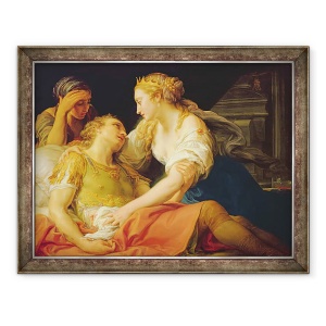 Tablou inramat - Pompeo Girolamo Batoni - Moartea lui Marc Anthony, 60 x 80 cm