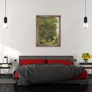 Tablou inramat - Ramsay Richard Reinagle - Un peisaj impadurit, 60 x 80 cm - Img 3