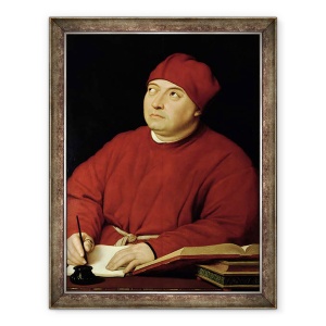 Tablou inramat - Raphael - Portretul lui Tommaso Inghirami 1470-1516, 70 x 90 cm