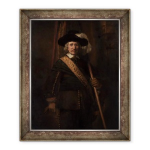 Tablou inramat - Rembrandt Harmensz van Rijn - Purtatorul Standard, Floris Soop, 70 x 85 cm