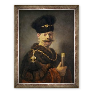 Tablou inramat - Rembrandt Harmensz van Rijn - Un nobil polonez, 60 x 80 cm