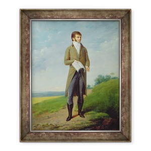 Tablou inramat - Robert Lefevre - Portret De Barbat, 50 x 60 cm