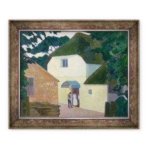 Tablou inramat - Robert Polhill Bevan - Apelantul de la moara, 50 x 60 cm