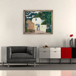 Tablou inramat - Robert Polhill Bevan - Apelantul de la moara, 50 x 60 cm - Img 2