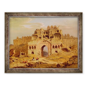Tablou inramat - Robert Smith - in interiorul intrarii principale a Purana Qila, Delhi, 60 x 80 cm