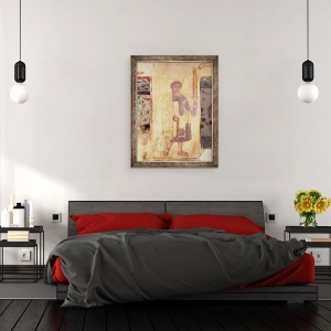 Tablou inramat - Roman - Purtator lanterna, 70 x 90 cm - Img 3
