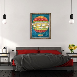 Tablou inramat - Runa Anastasiya Rudaya - Balon cu aer, 70 x 90 cm - Img 3