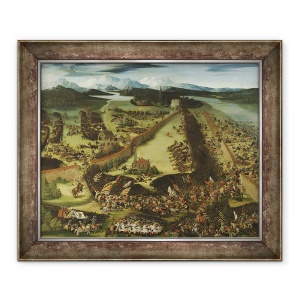 Tablou inramat - Ruprecht Heller - Batalia de la Pavia, 70 x 85 cm