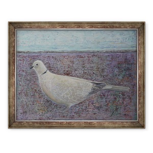 Tablou inramat - Ruth Addinall - Eu sunt Porumbelul cu Coliere, 70 x 90 cm