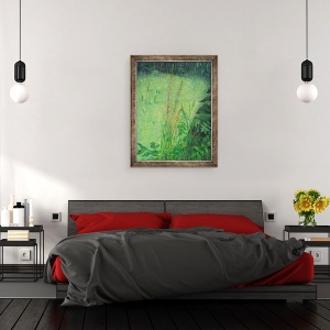 Tablou inramat - Ruth Addinall - Studiu in verde, 70 x 90 cm - Img 3