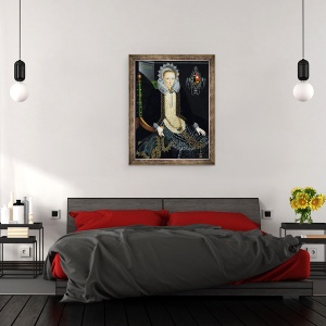 Tablou inramat - Salomon Mesdach - Portret De Adriana van Nesse, 60 x 80 cm - Img 3