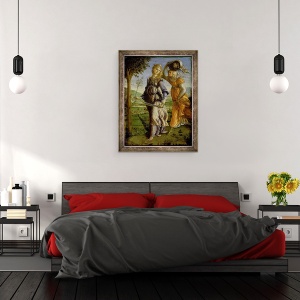 Tablou inramat - Sandro Botticelli - intoarcerea lui Judith, 60 x 80 cm - Img 3