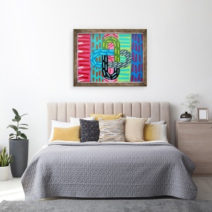 Tablou inramat - Sara Hayward - Abstract II 60 x 80 cm - Img 3