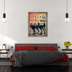 Tablou inramat - Sara Hayward - Canal Grande I, 60 x 80 cm - Img 3