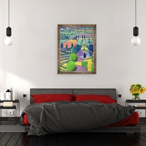 Tablou inramat - Sara Hayward - Gradina Italiana, 60 x 80 cm - Img 3