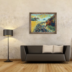 Tablou inramat - Sara Hayward - Insula III, 60 x 80 cm - Img 2