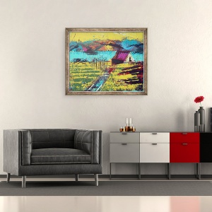 Tablou inramat - Sara Hayward - Retreat Iona, 50 x 60 cm - Img 2
