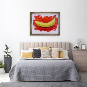 Tablou inramat - Sarah Thompson-Engels - Banana, 2019, 70 x 90 cm - Img 3