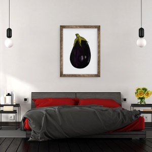 Tablou inramat - Sarah Thompson-Engels - Vinete purpuriu, 70 x 90 cm - Img 3