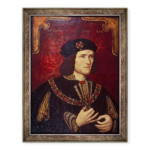Tablou inramat - scoala engleza - Portretul Regelui Richard III, 60 x 80 cm
