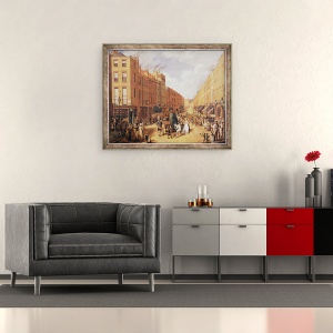 Tablou inramat - Scoala Engleza - Upper Lisson Street langa Paddington, 50 x 60 cm - Img 2