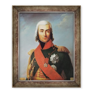 Tablou inramat - Scoala Franceza - Jean-Baptiste Bessieres 1768-1813 Duce de Istria, 50 x 60 cm