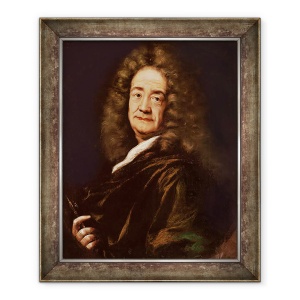 Tablou inramat - Scoala Franceza - Portretul lui Pierre Puget 1620-1694, 50 x 60 cm