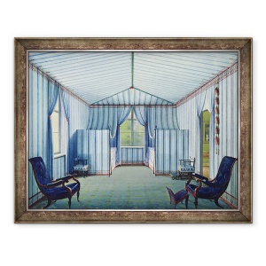 Tablou inramat - Scoala germana - Camera cort, 60 x 80 cm