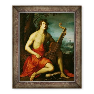 Tablou inramat - Scoala Italiana - Apollo, 70 x 85 cm