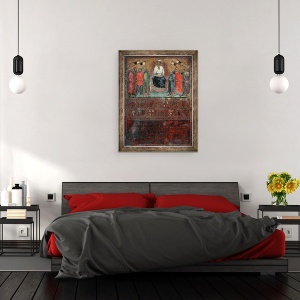 Tablou inramat - Scoala Italiana - Guvernul restabileste controalele asupra oraselor, 60 x 80 cm - Img 3