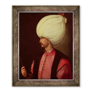 Tablou inramat - Scoala Italiana - Suleiman Magnificul 1494-1566, 70 x 85 cm