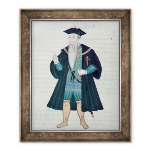 Tablou inramat - Scoala Portugheza - Afonso de Albuquerque 1453-1515, 70 x 85 cm