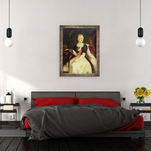 Tablou inramat - Scoala Rusa - Portretul Printesei Ekaterina R. Vorontsova-Dashkova, 60 x 80 cm - Img 3