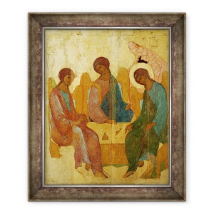 Tablou inramat - Scoala Rusa - Trinitatea, 70 x 85 cm