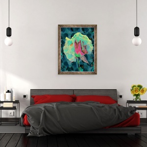 Tablou inramat - Scott J. Davis - Ceai Rose 4, 60 x 80 cm - Img 3