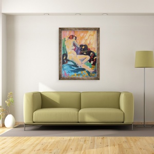 Tablou inramat - Sheri Gee - Contemplarea unui moment, 2010, 60 x 80 cm - Img 3