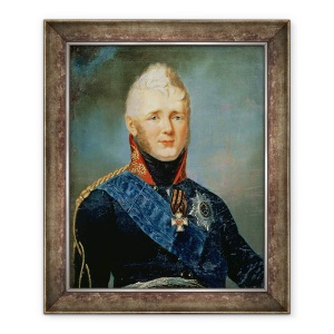 Tablou inramat - Stepan Semenovich Shchukin - Portretul imparatului Alexandru I 1777-1825, 70 x 85 cm